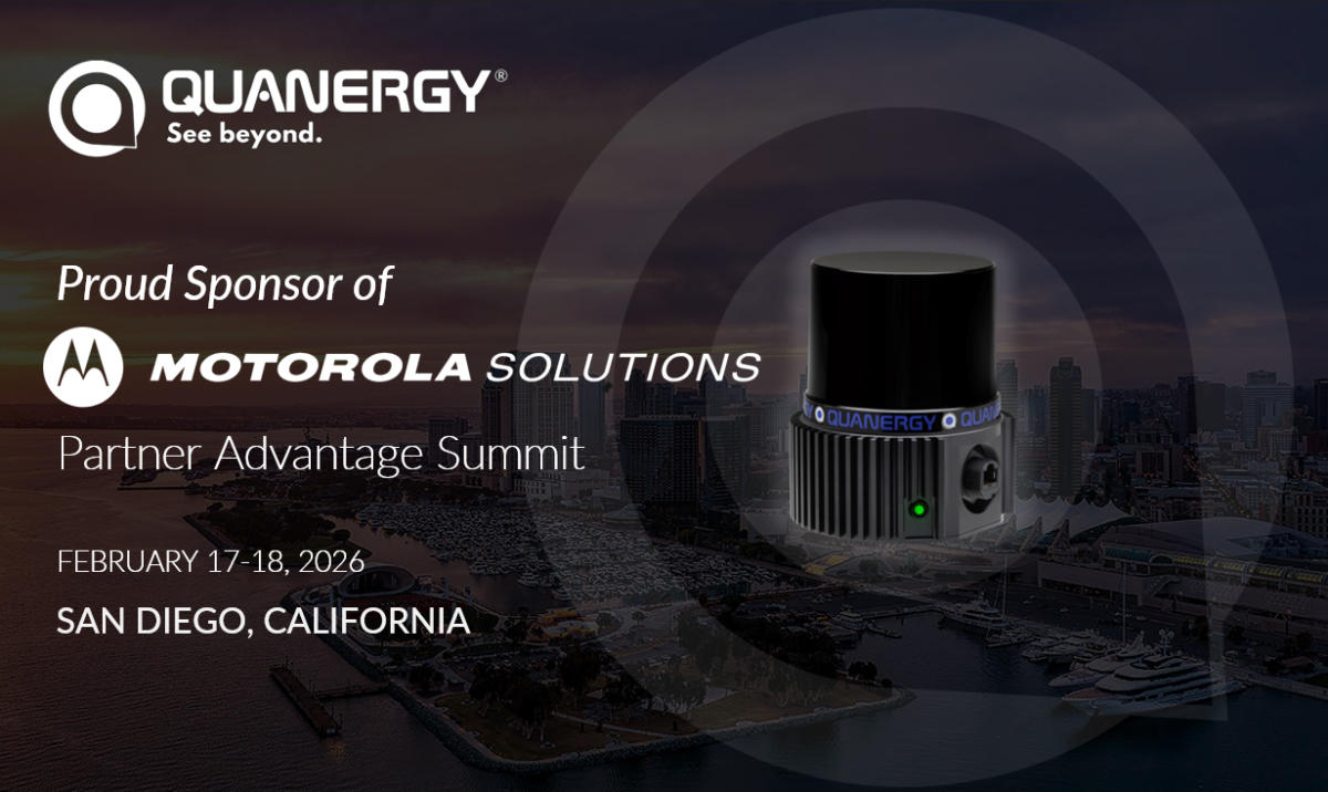 Motorola Solutions Partner Advantage Summit 2026 Quanergy sponsoring Motorola Solutions Partner Advantage Summit 2026 in San Diego